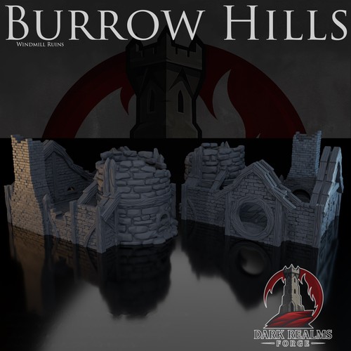 Windmill ruins burrow - windmill, –